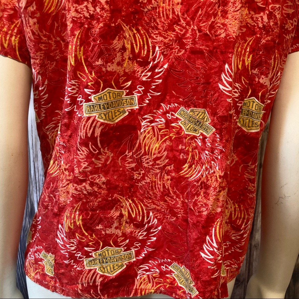 Harley Davidson Button Down Top - Picture 9 of 10